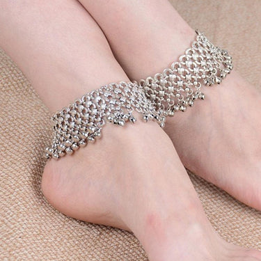 Bohemian National Small Bell Tassel Anklet